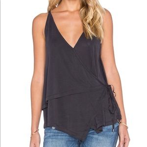 Free People Tank in Faded Black